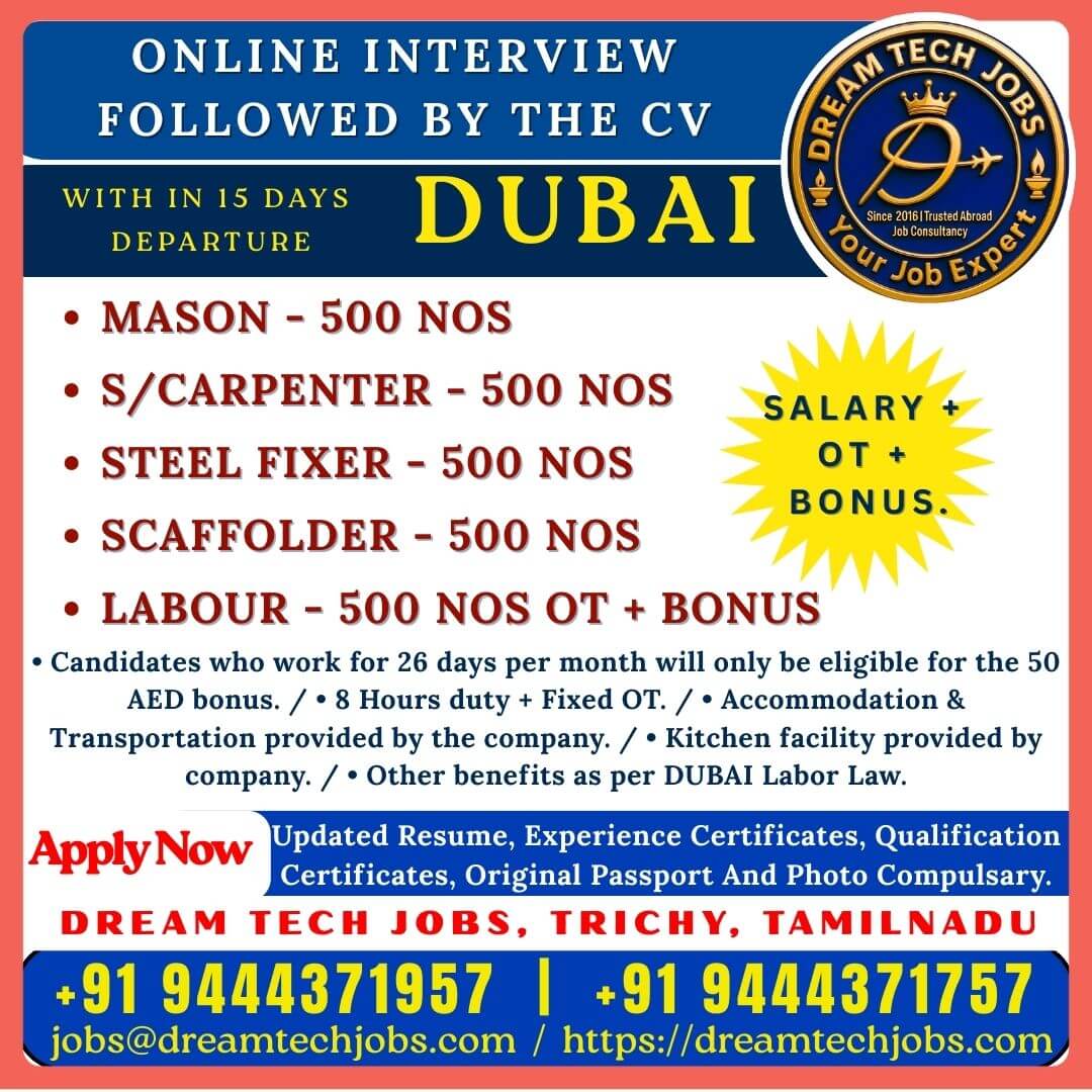 DREAM TECH JOBS WELCOMES YOU !!!