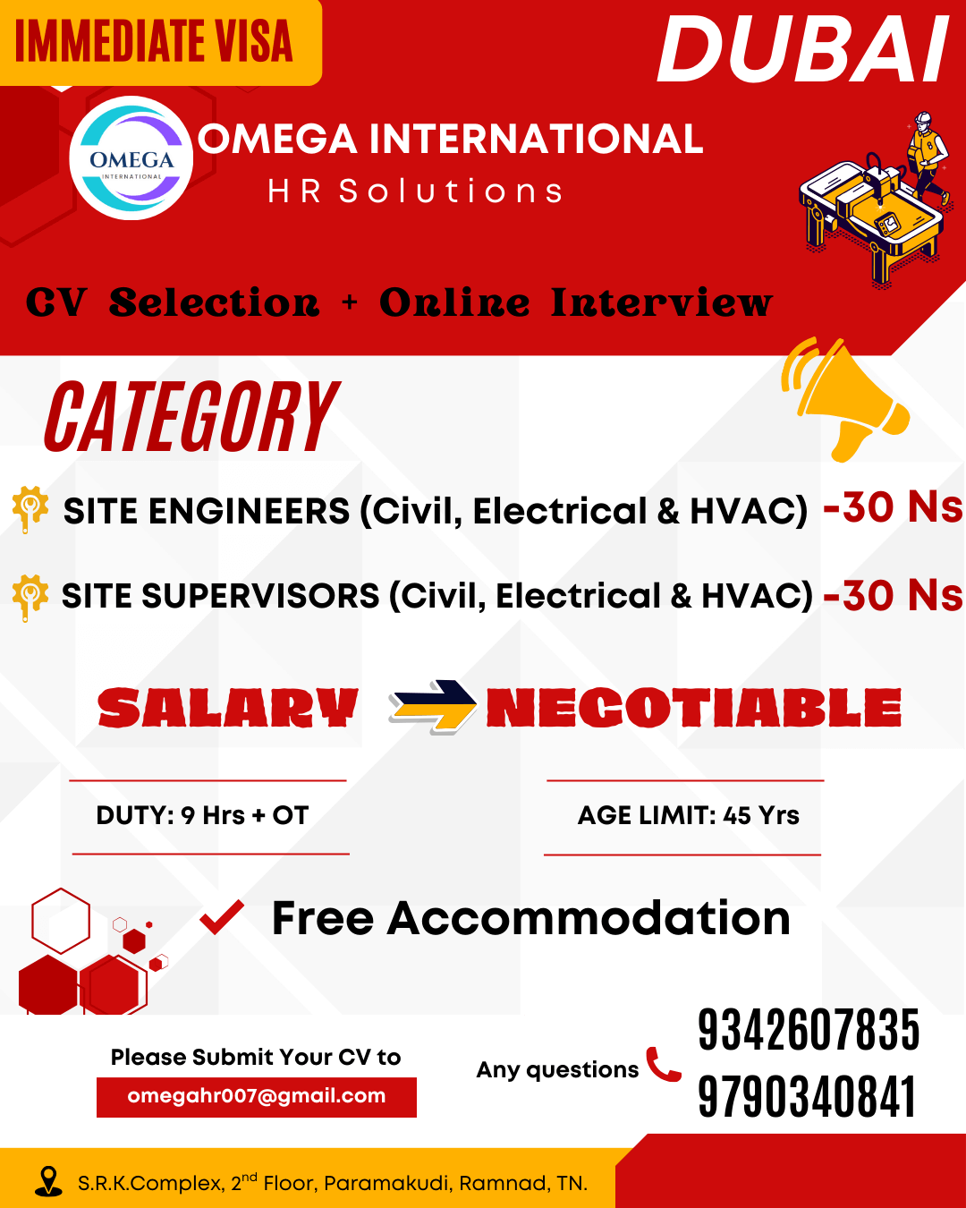 URGENTLY WANTED FOR DUBAI