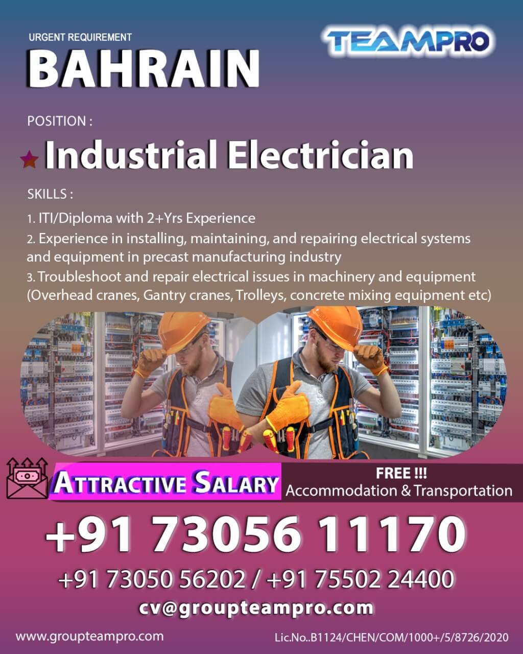 Industrial Electrician Industrial Electrician