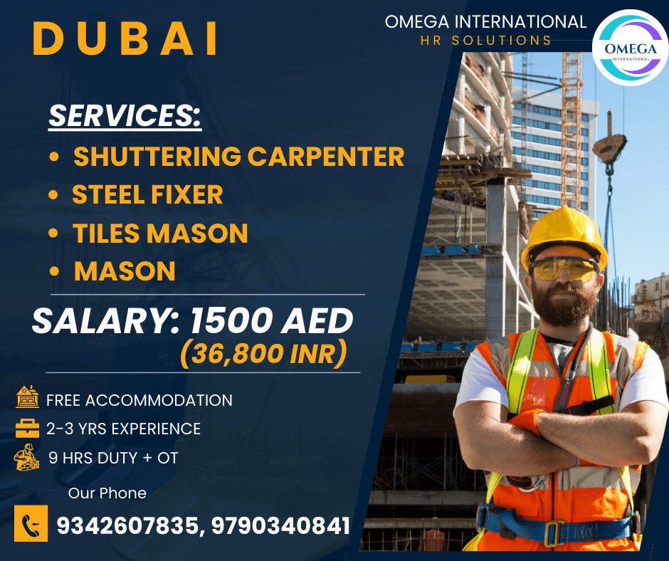 URGENTLY WANTED FOR DUBAI URGENTLY WANTED FOR DUBAI