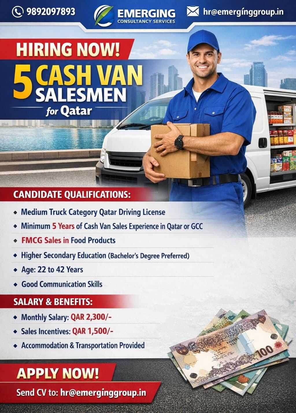 URGENTLY REQUIRED LEADING COMPANY FOR QATAR