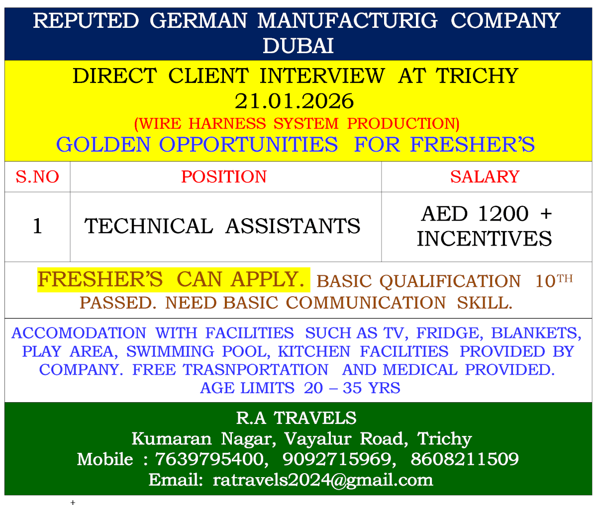 REPUTED GERMAN MANUFACTURIG COMPANY DUBAI REPUTED GERMAN MANUFACTURIG COMPANY DUBAI