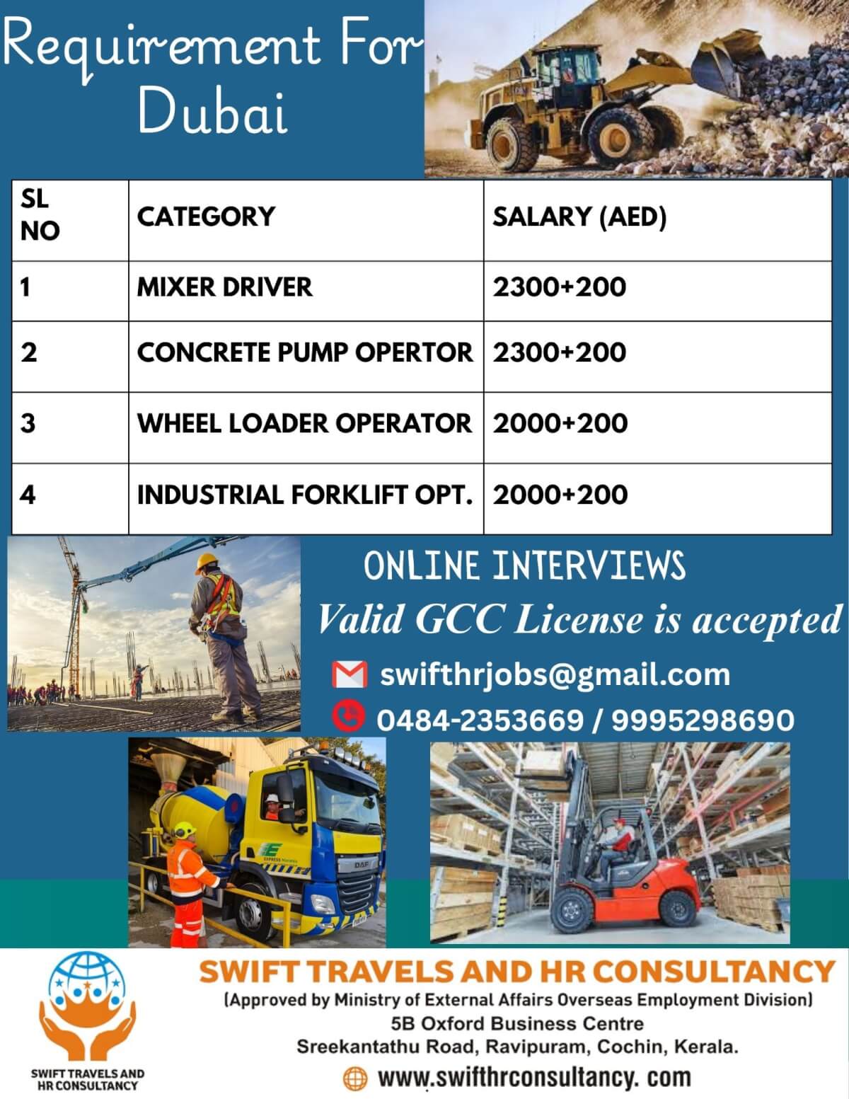 REQUIRED FOR DUBAI REQUIRED FOR DUBAI