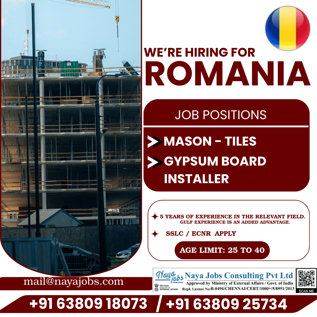 URGENT REQUIREMENT FOR ROMANIA