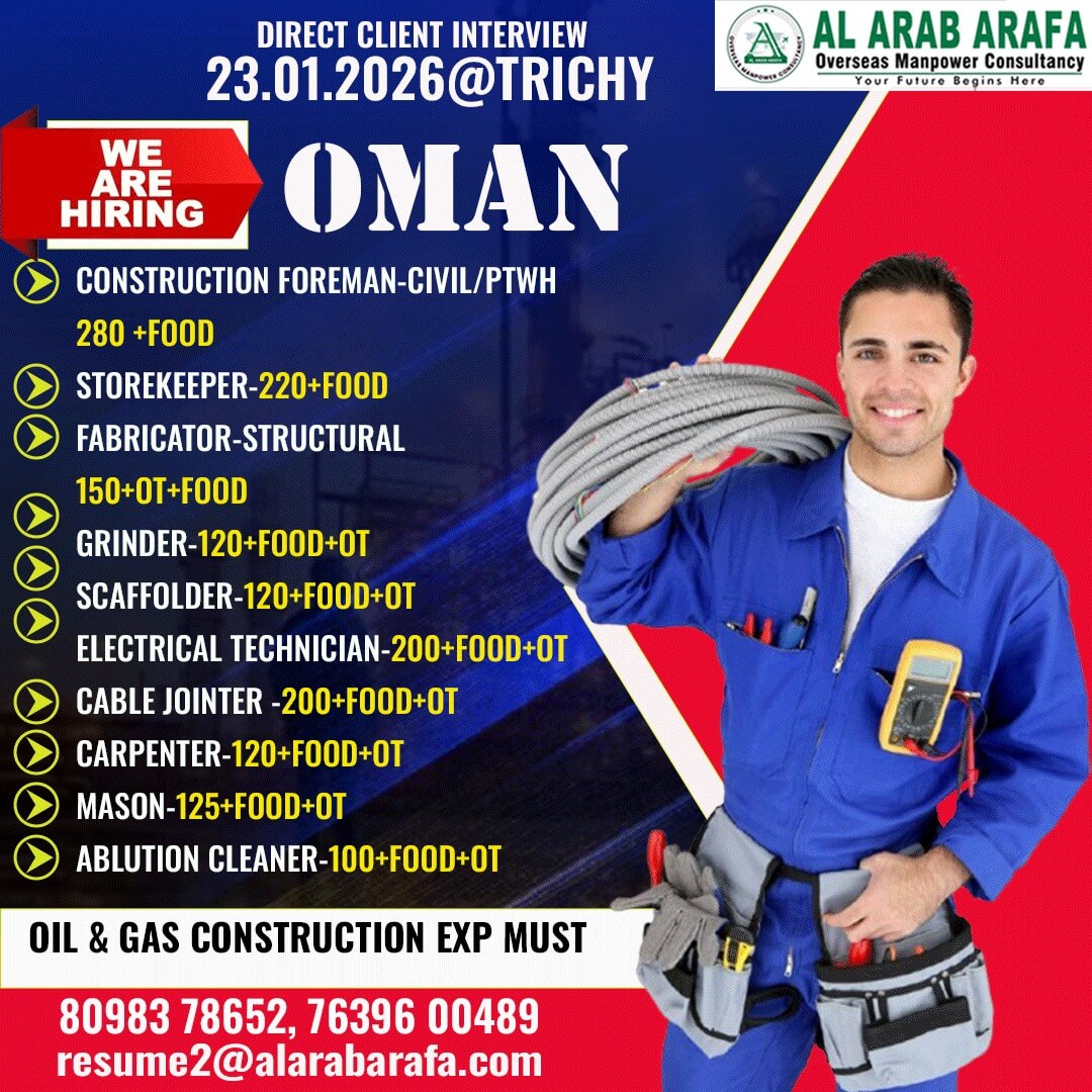 DIRECT CLIENT INTERVIEW ON 23.01.2026@TRICHY