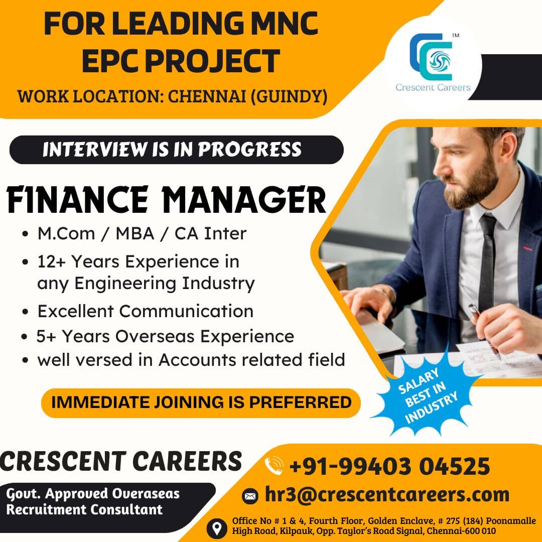 FINANCE MANAGER