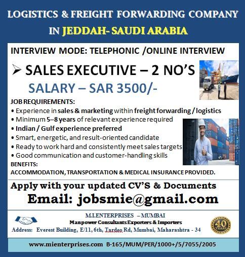 LOGISTICS & FREIGHT FORWARDING COMPANY IN JEDDAH- SAUDI ARABIA LOGISTICS & FREIGHT FORWARDING COMPANY IN JEDDAH- SAUDI ARABIA