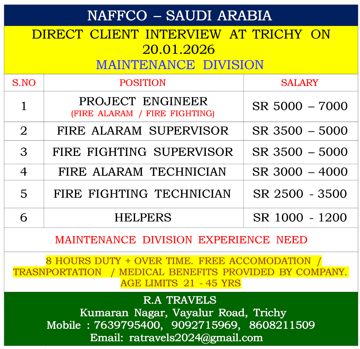 NAFFCO - SAUDI