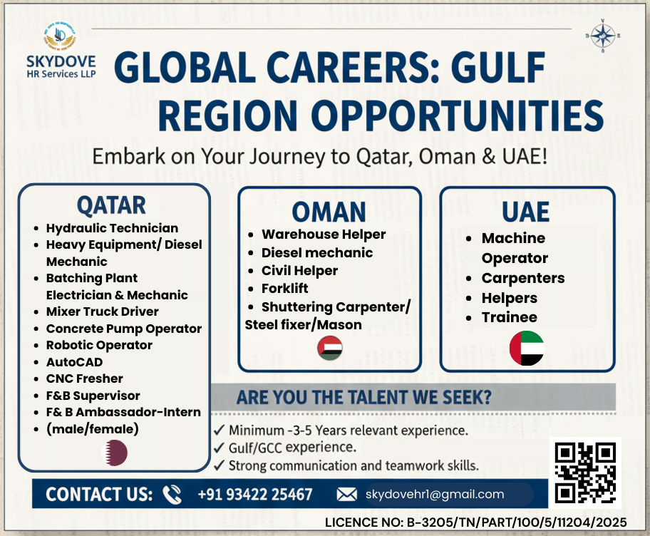 GOLDEN OPPORTUNITY FOR JOB SEEKERS, LOOKING FOR GULF!!!