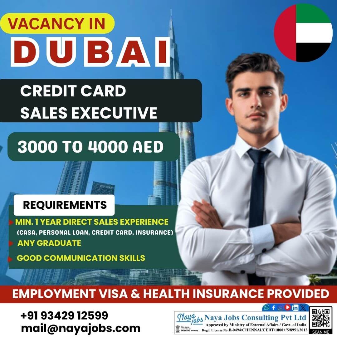 Urgent Hiring For Banking sales job in Duabi