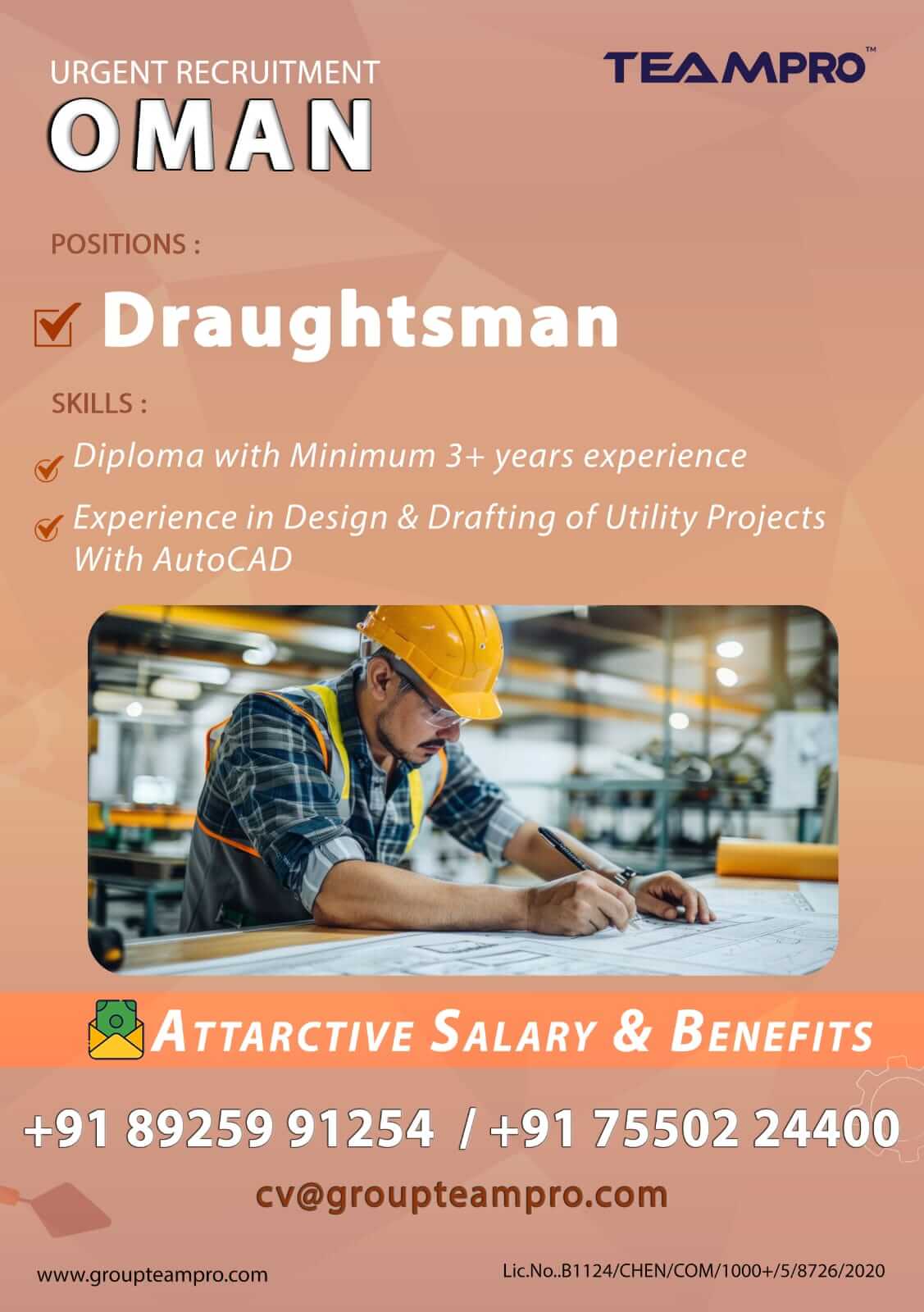 DRAUGHTSMAN