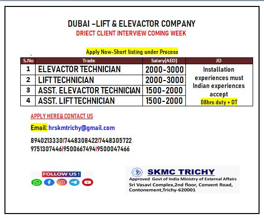 Dubai – Lift & Elevator Company | Direct Client Interview (Coming Week)