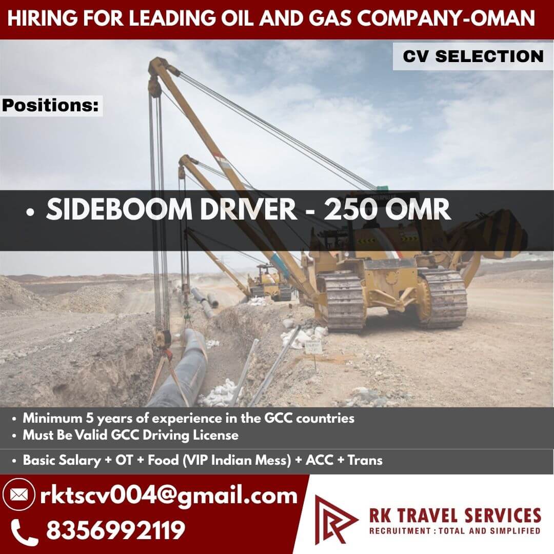 HIRING FOR LEADING OIL AND GAS COMPANY-OMAN