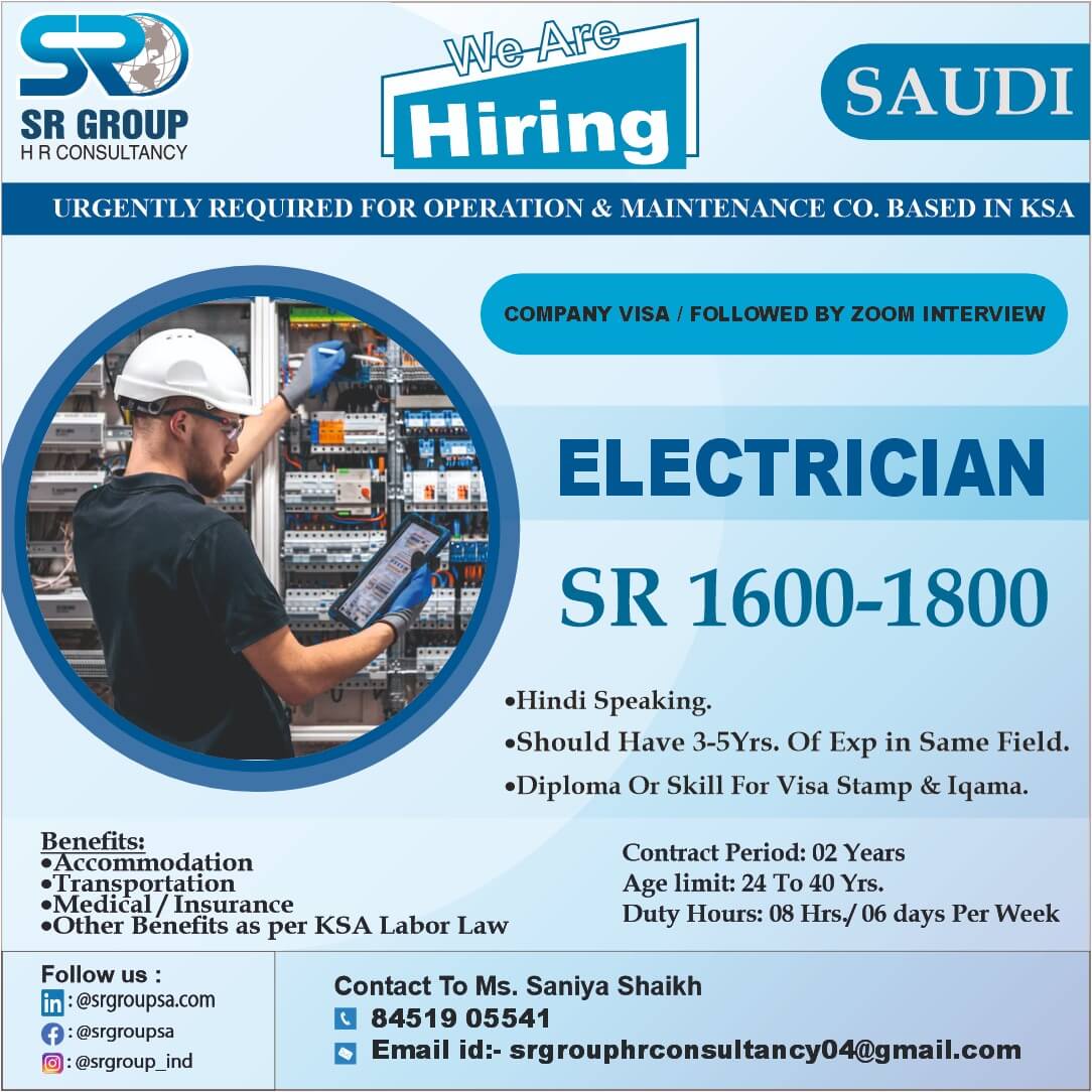 URGENT REQUIRED FOR SAUDI ARABIA URGENT REQUIRED FOR SAUDI ARABIA