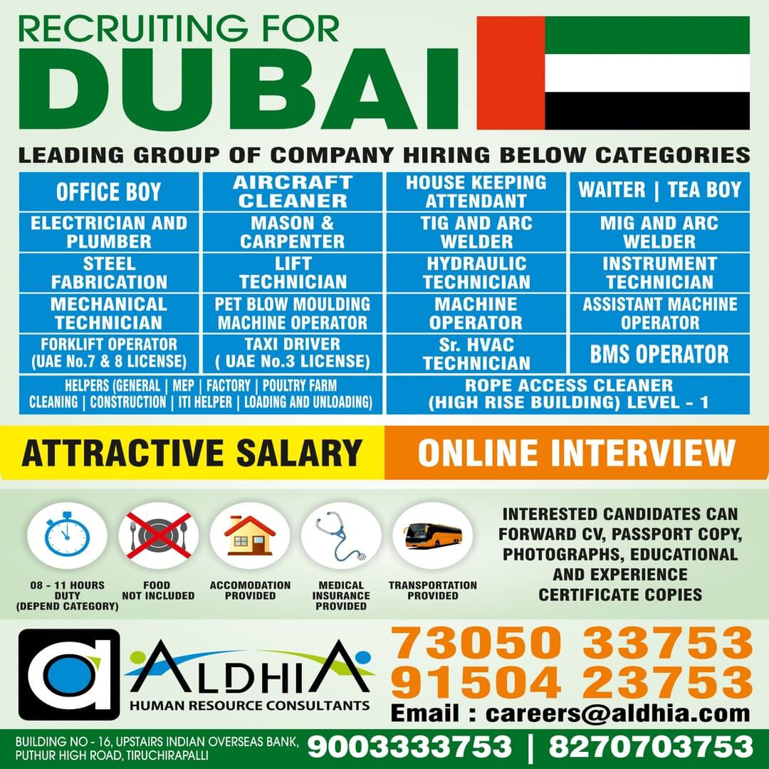 Dubai - Immediate visa (Direct Employment) Dubai - Immediate visa (Direct Employment)
