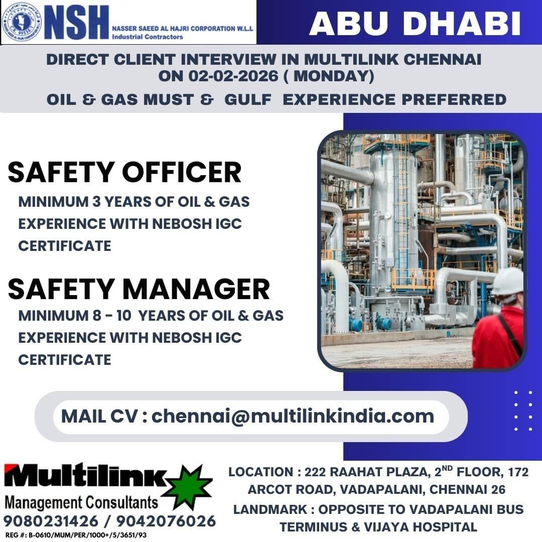 Safety officers & Safety managers