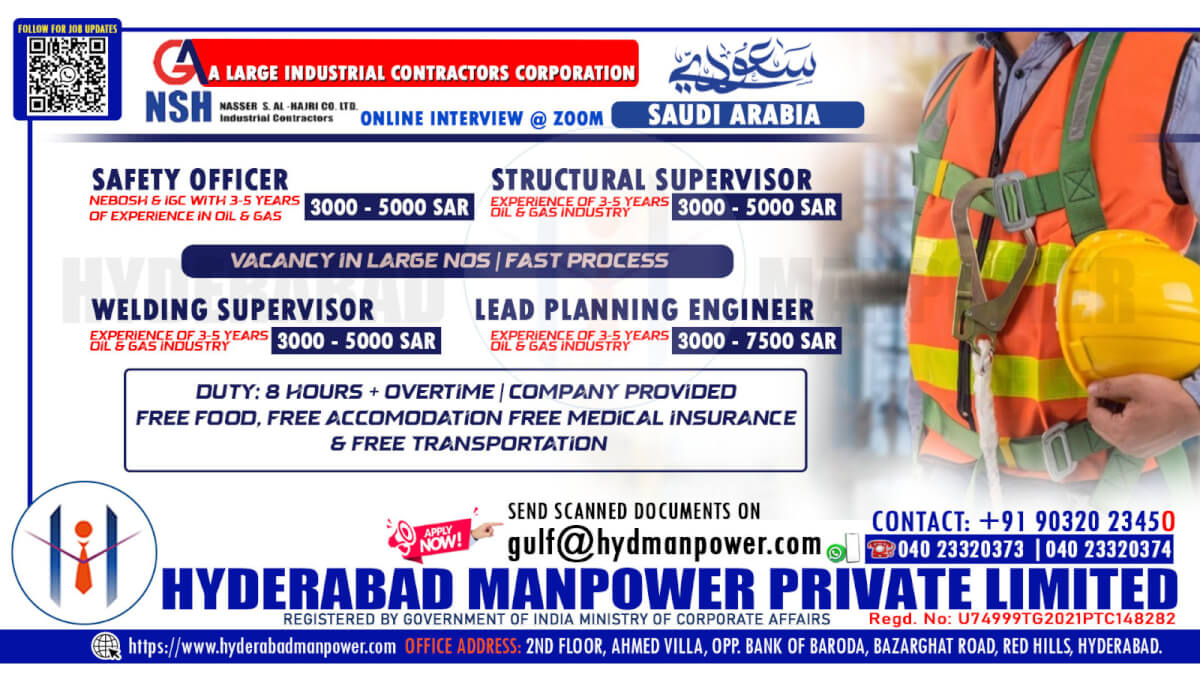 Hiring for Saudi Arabia