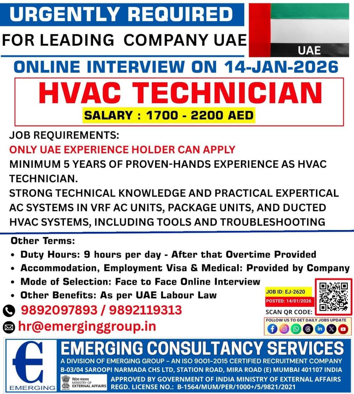HVAC TECHNICIAN