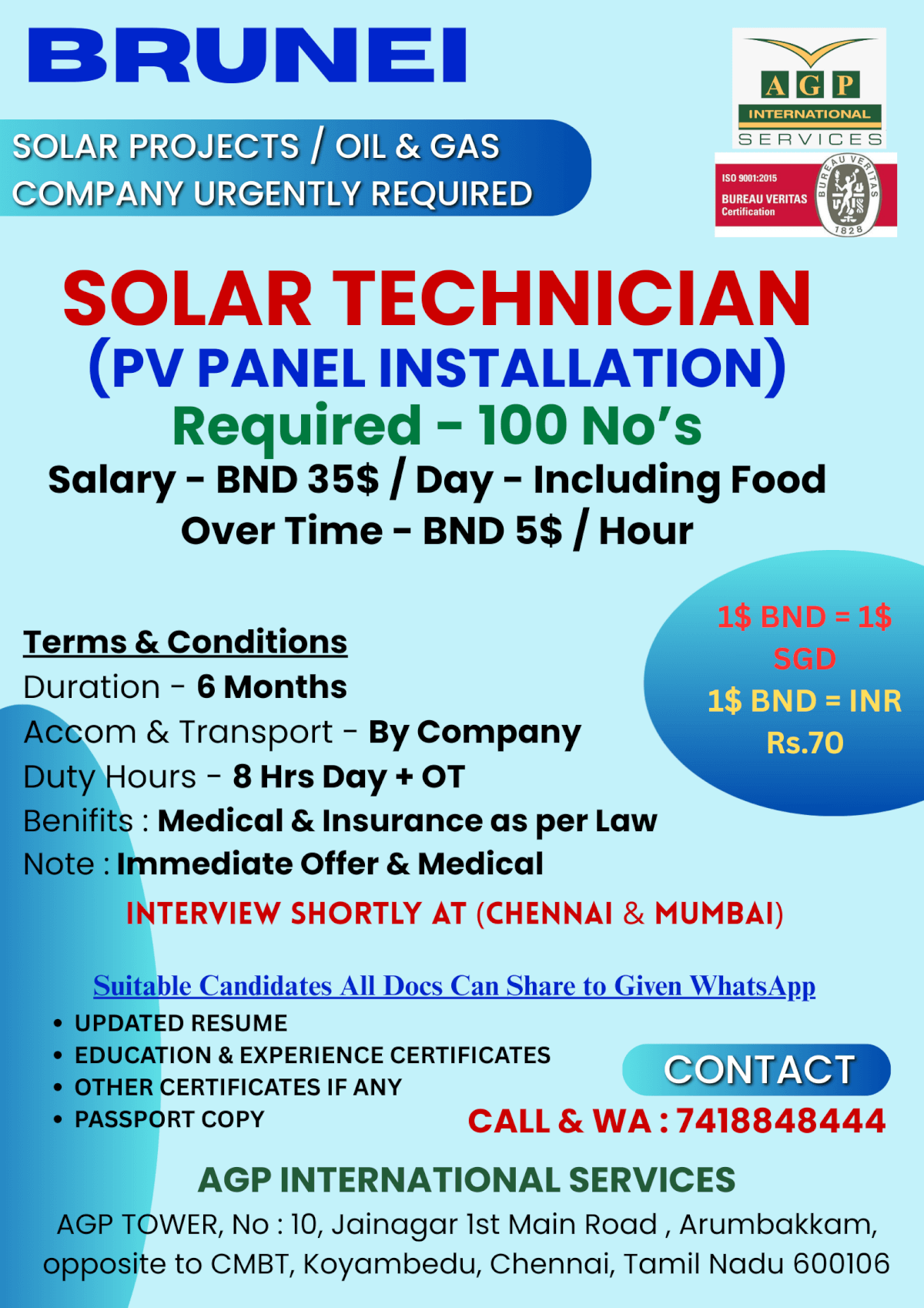 SOLAR TECHNICIAN