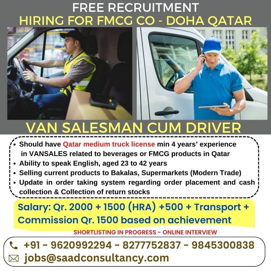 HIRING FOR QATAR