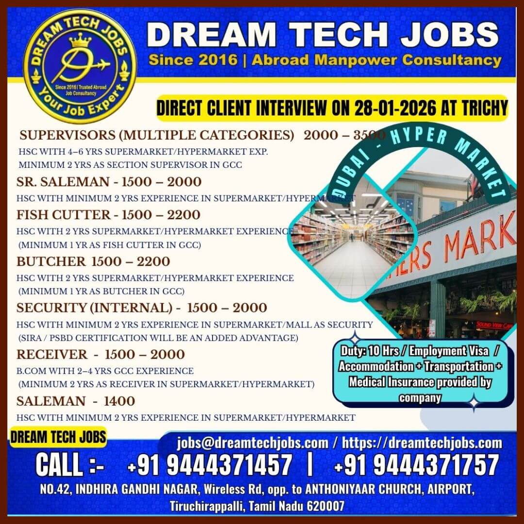 Dream Tech Jobs Welcomes You !!!