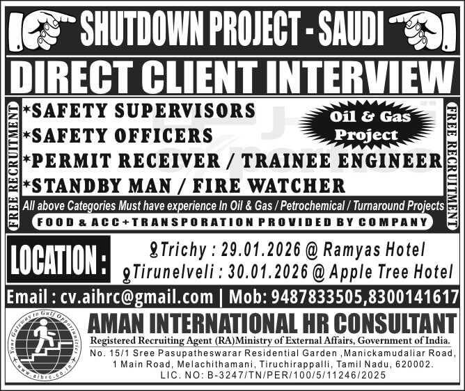 Shut Down Project -Saudi Arabia Shut Down Project -Saudi Arabia