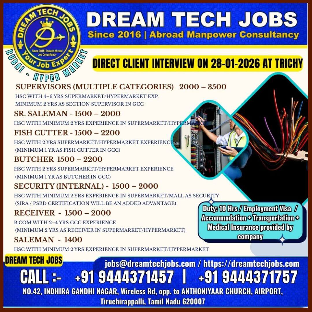 Dream Tech Jobs Welcomes You !!!