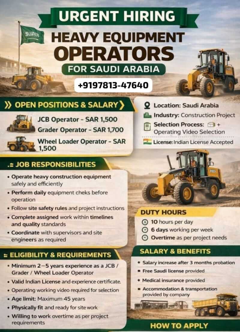 FRESH OPERATOR FOR SAUDI ARABIA