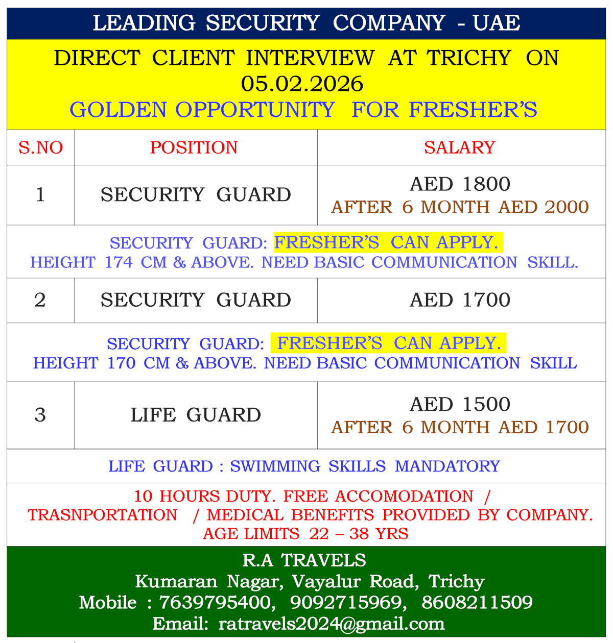 LEADING SECURITY COMPANY - UAE