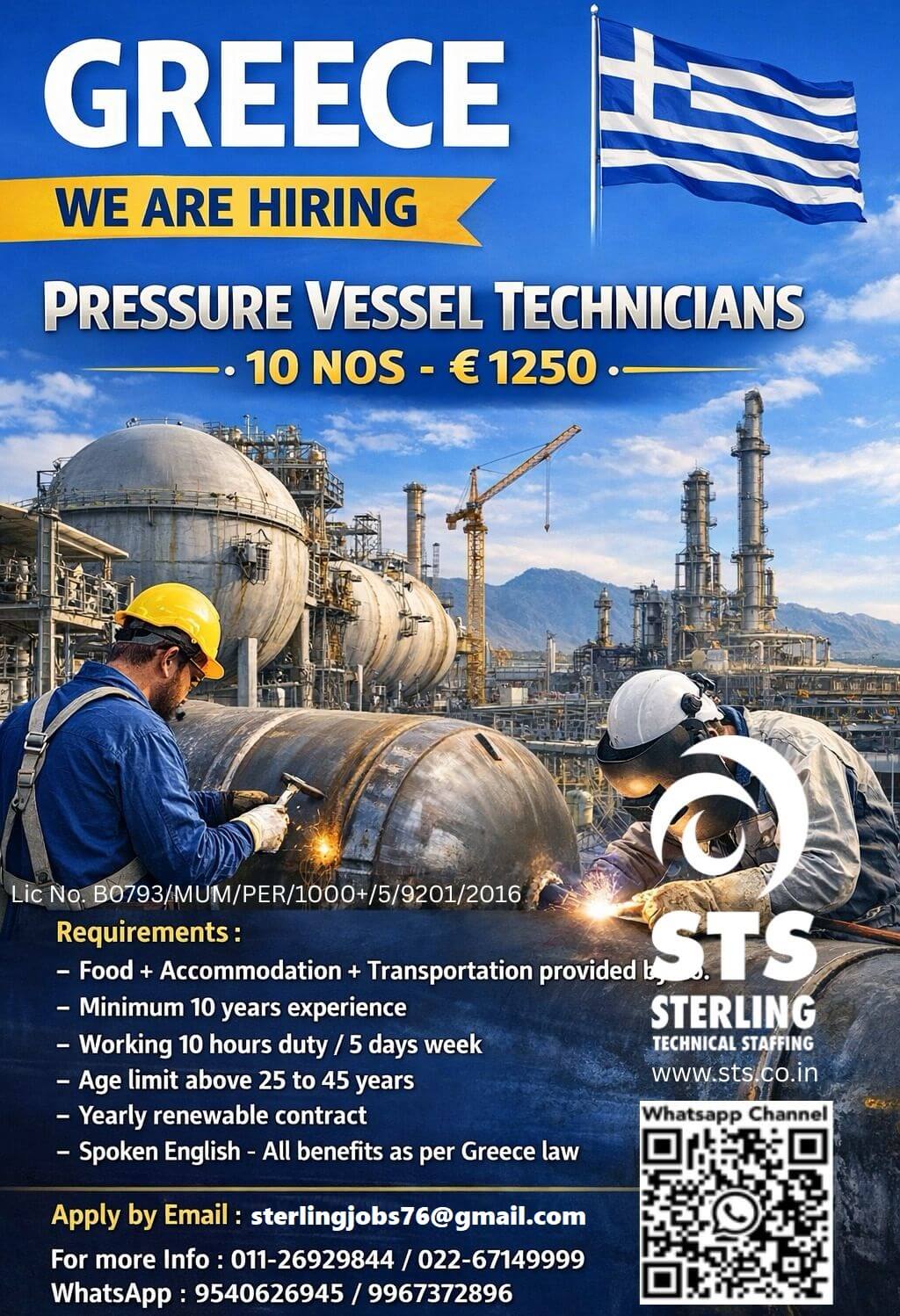 Required for Oil & Gas Industry in Greece,Europe Required for Oil & Gas Industry in Greece,Europe