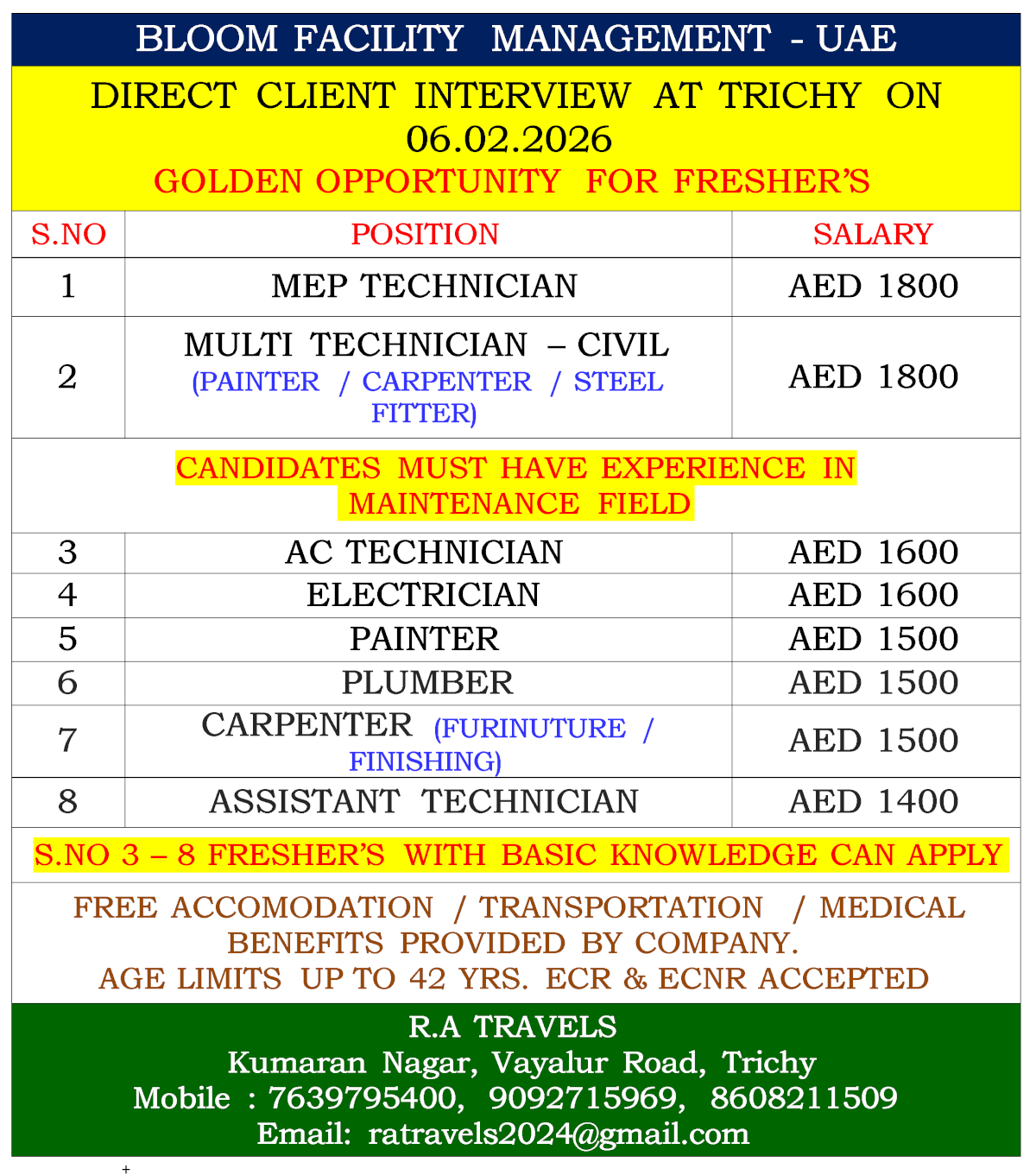 BLOOM FACILITY MANAGEMENT - UAE BLOOM FACILITY MANAGEMENT - UAE