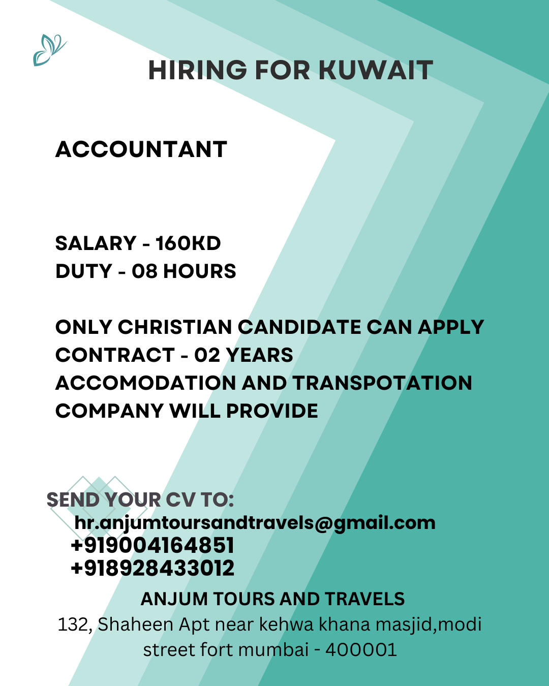 hiring for kuwait