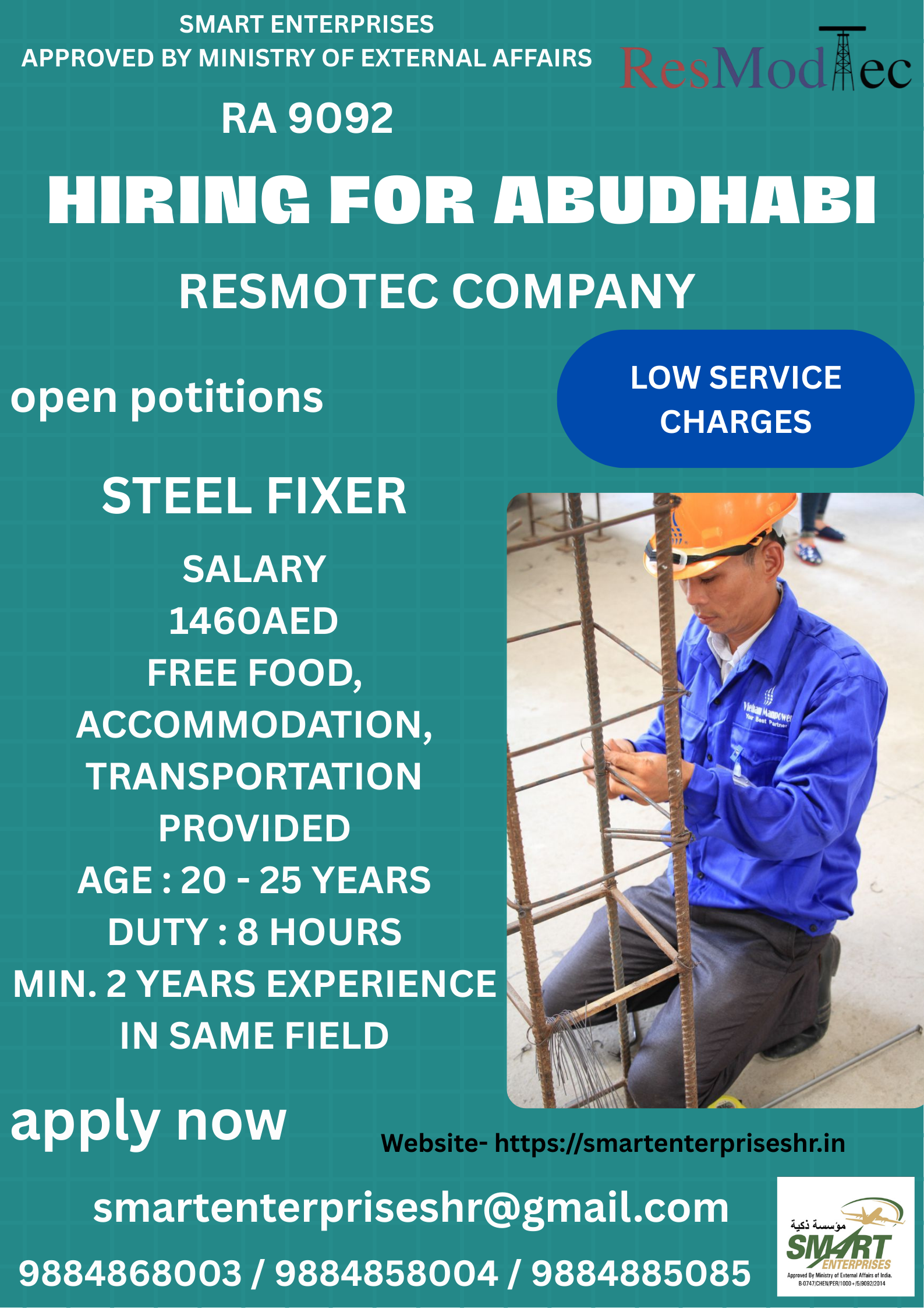 URGENT REQUIREMENT FOR ABUDHABI