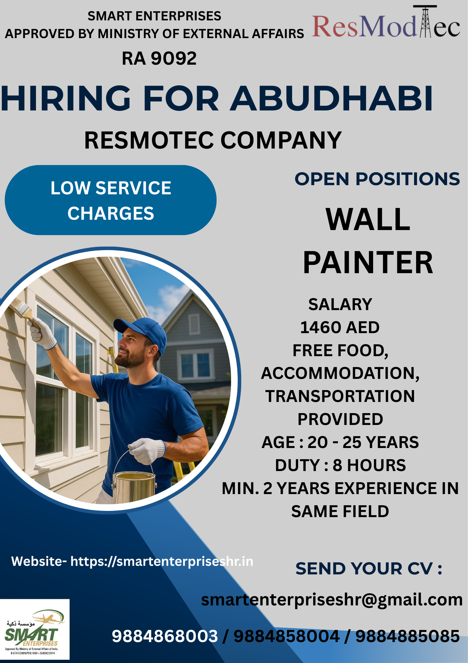 URGENT REQUIREMENT FOR ABUDHABI