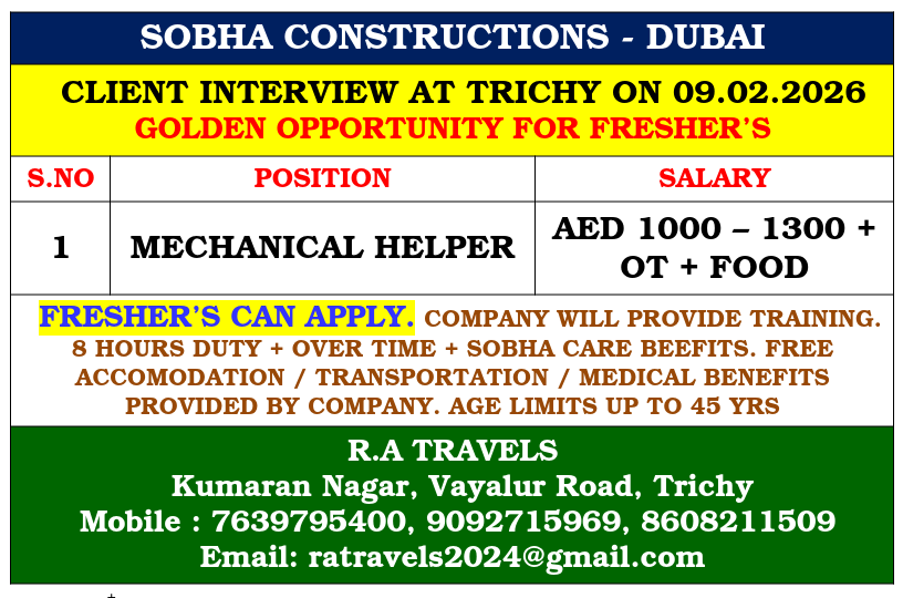 SOBHA CONSTRUCTIONS - DUBAI
