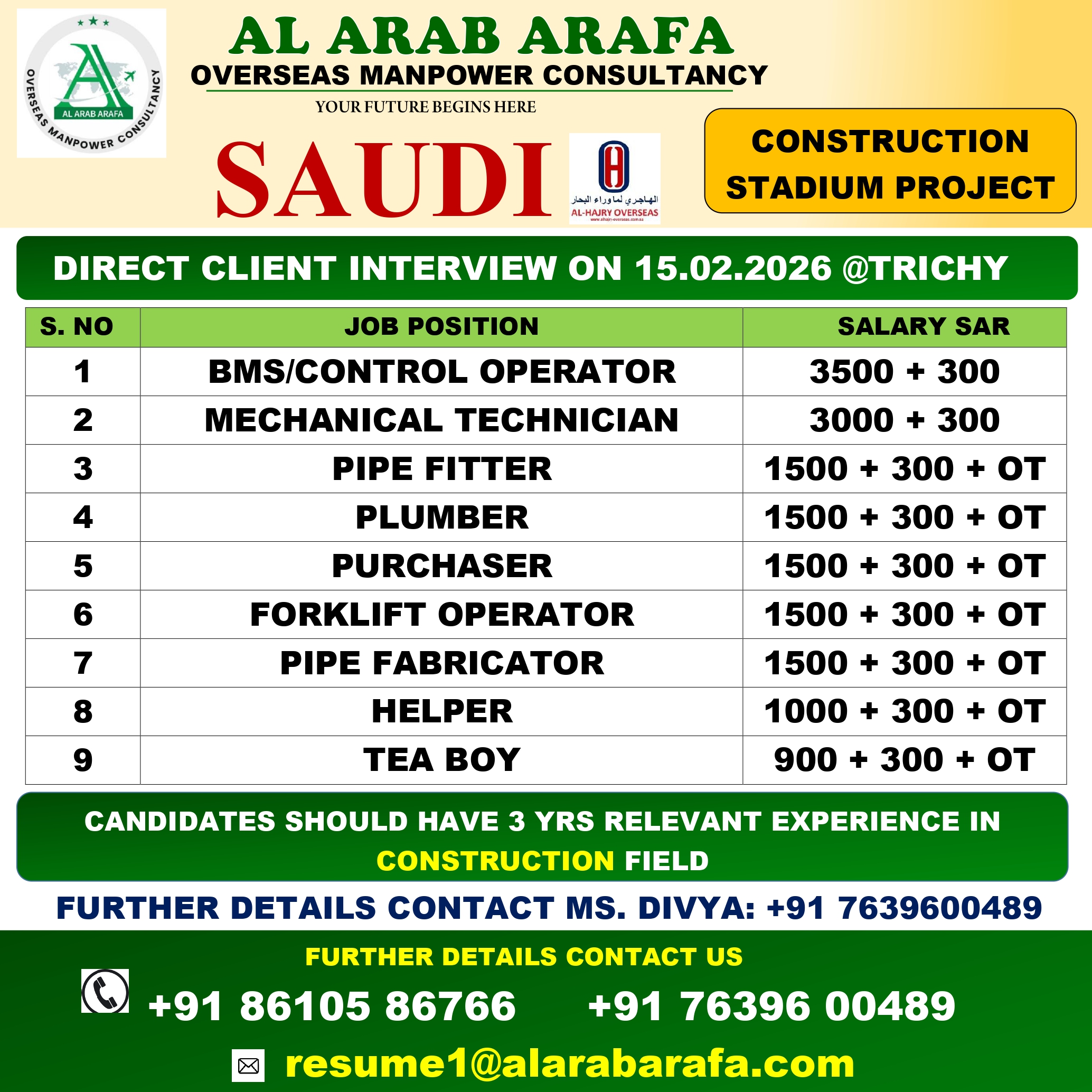 DIRECT CLIENT INTERVIEW ON 15.02.2026