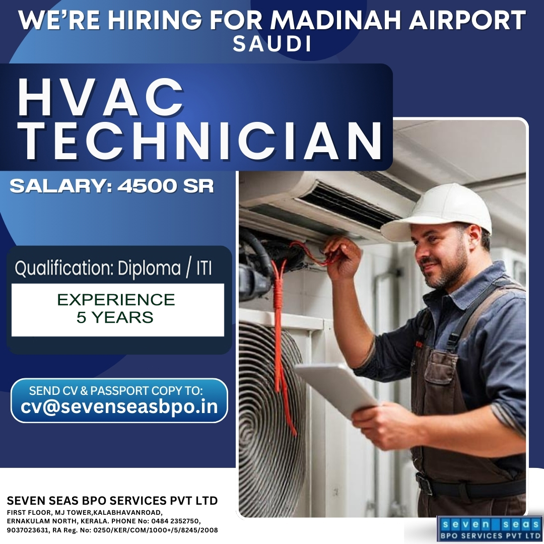 URGENT VACANCIES IN SAUDI