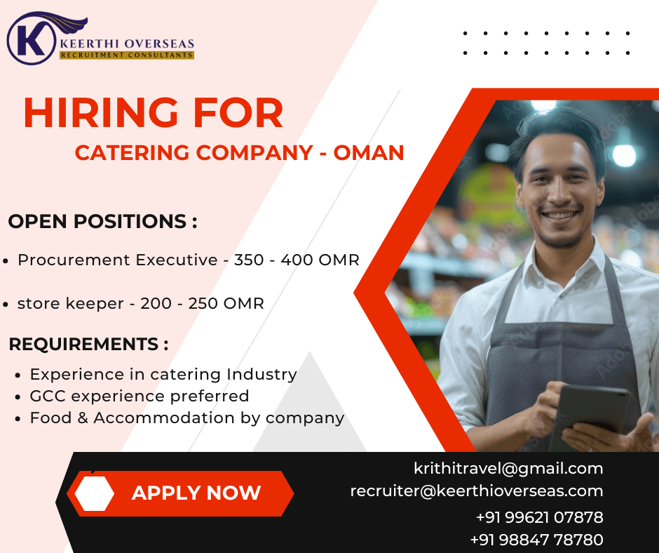 Procurement executive / Store keeper