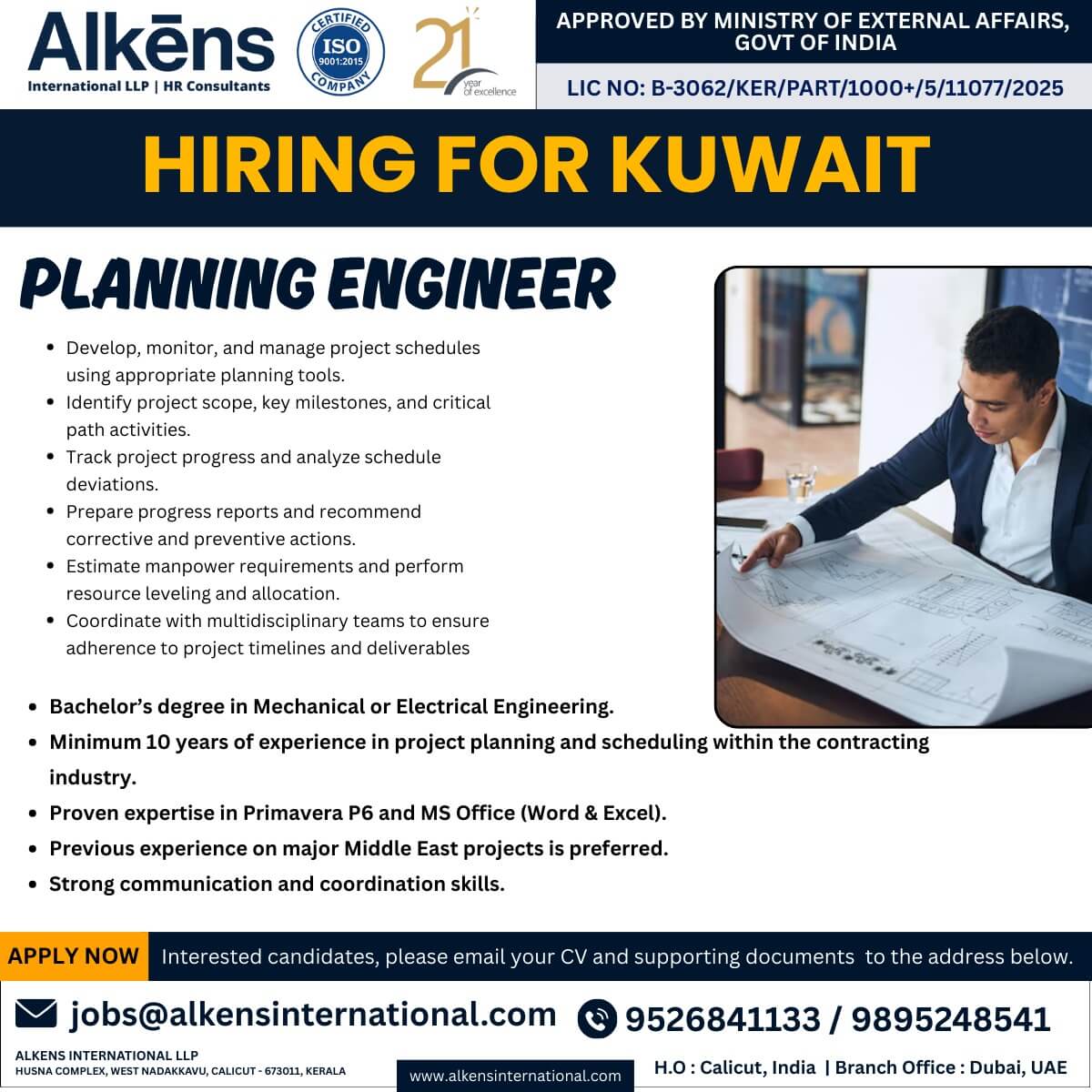 HIRING FOR KUWAIT