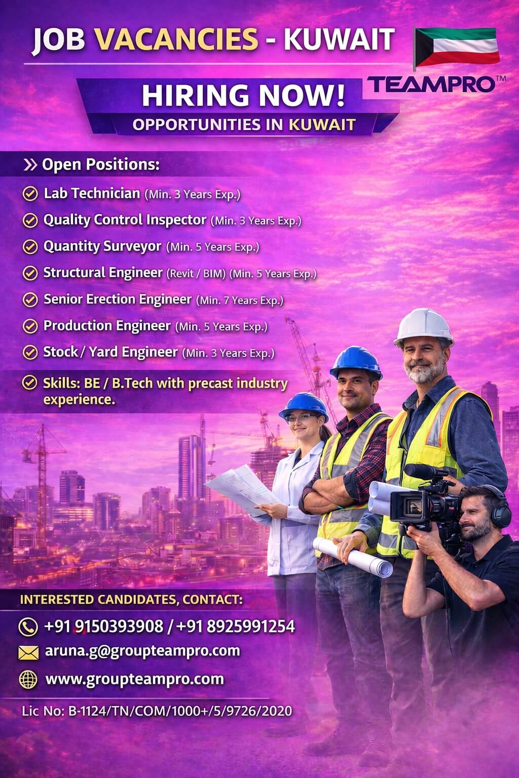 Hiring Now – Kuwait ??