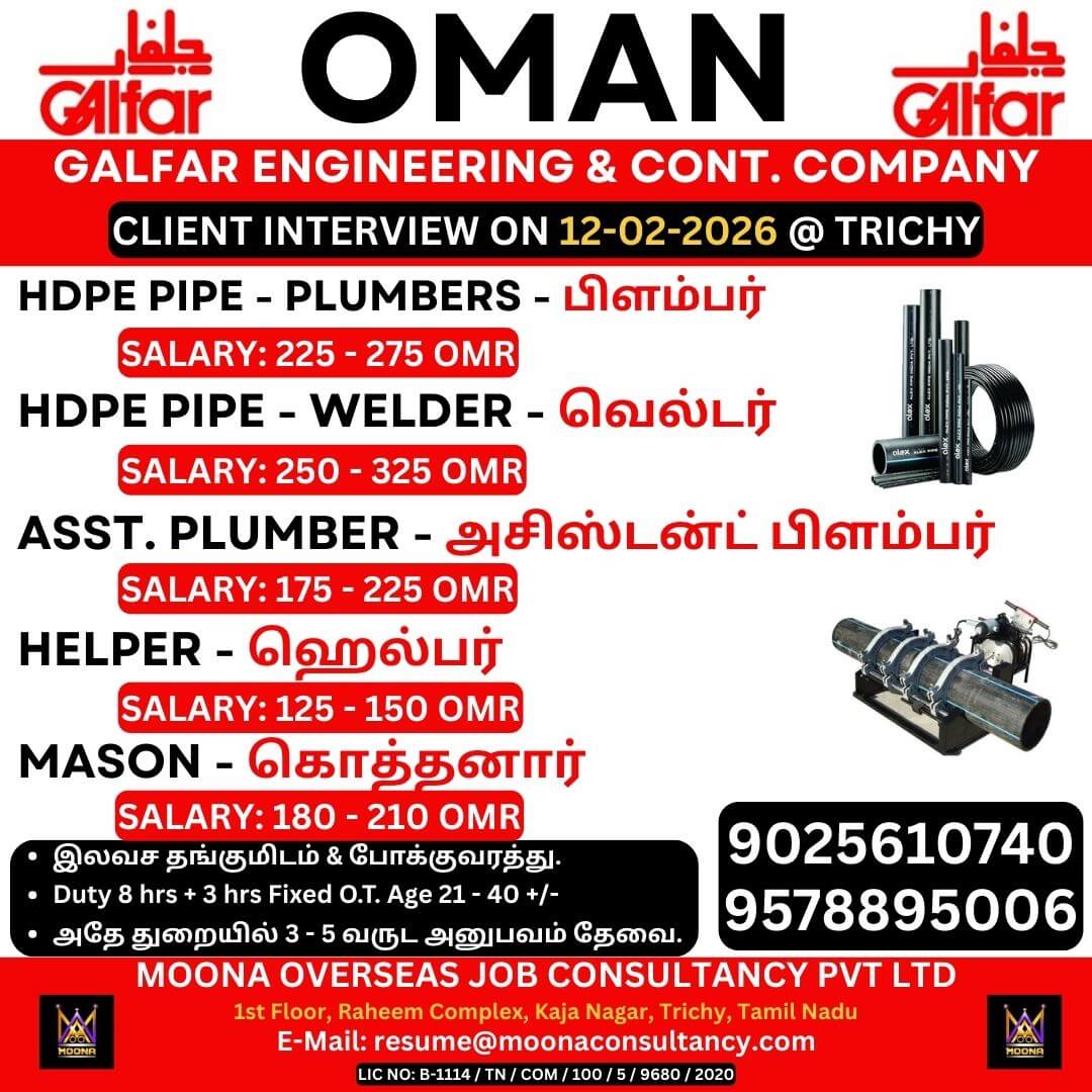 GALFAR OMAN VACANCY