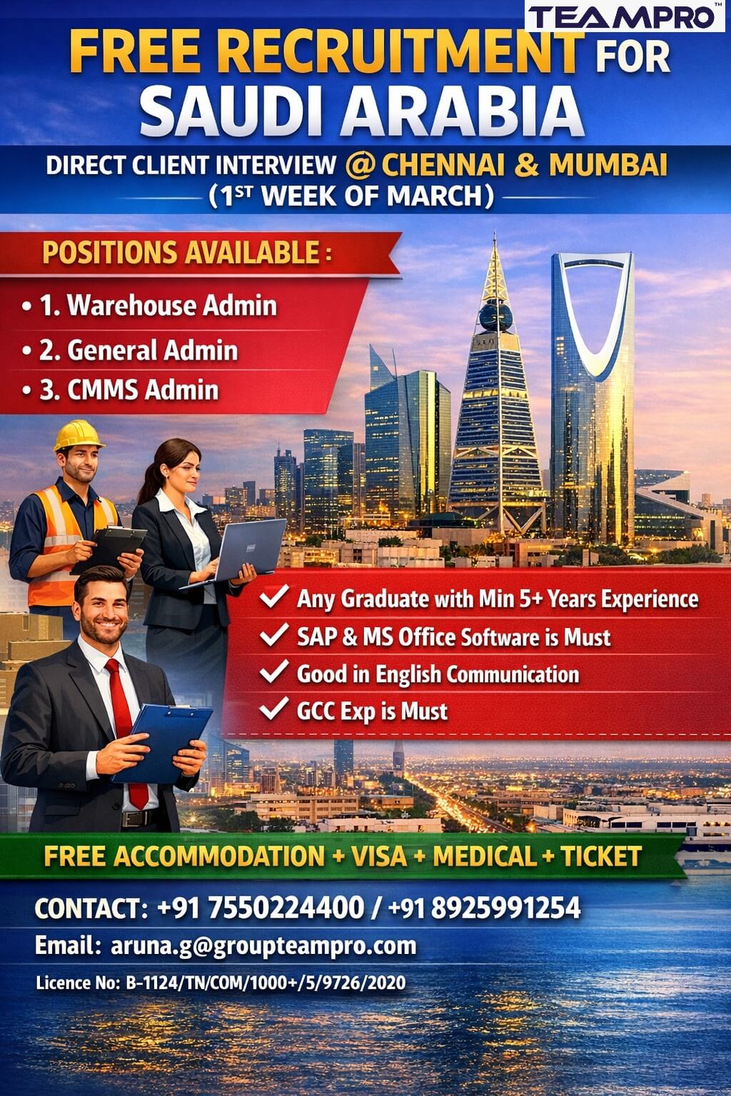 ? Direct Client Interview – Chennai & Mumbai (1st Week of March)
