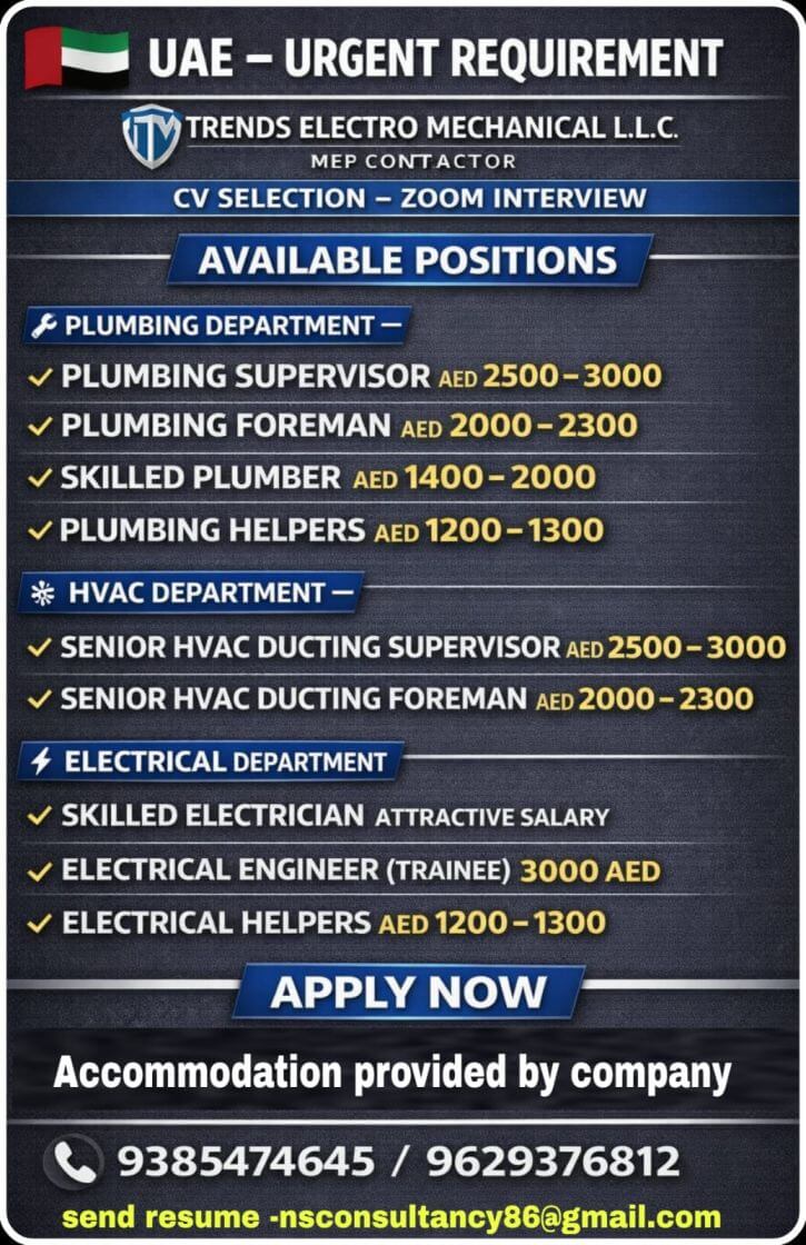 uae-trends-electro-mechanical-mep-job-vacancy-2026