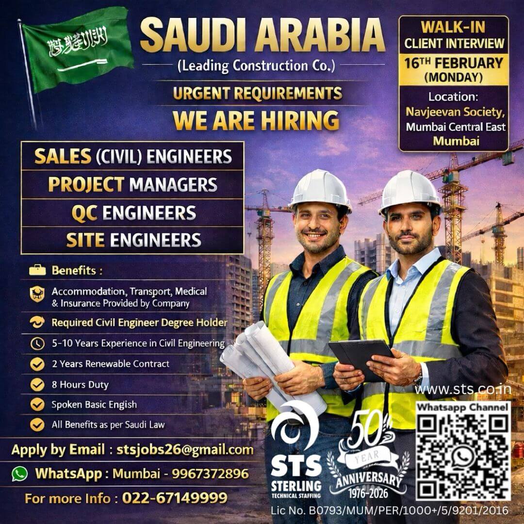 SITE ENGINEER / QC ENGINEER / PROJECT MANAGER / SALES -CIVIL ENGINEER