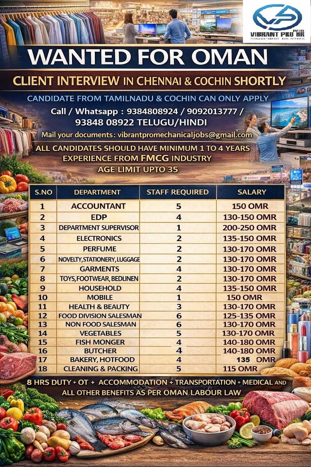 client interview in chennai & cochin shortly
