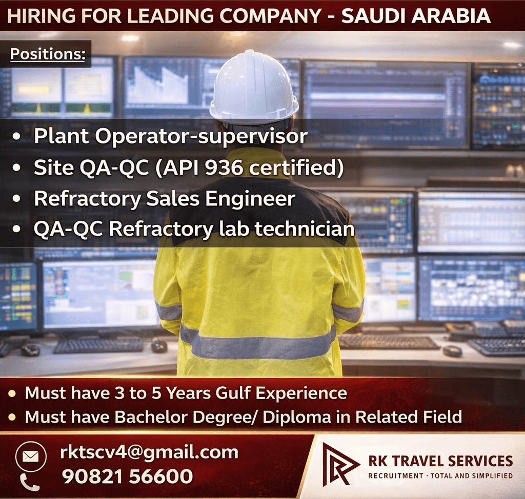 hiring for Leading Company - Saudi Arabia