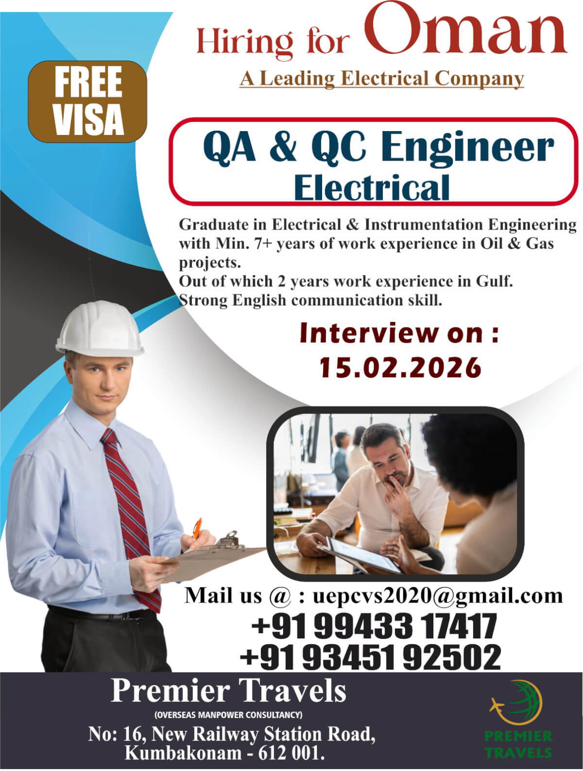 QA/QC Engineer Electrical