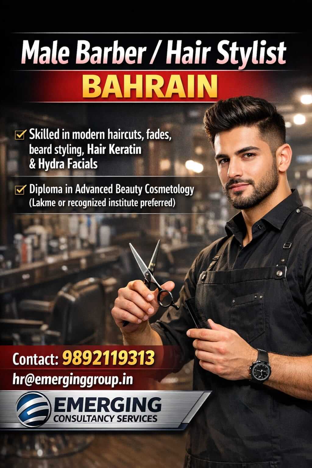 URGENTLY REQUIRED FOR BAHRAIN URGENTLY REQUIRED FOR BAHRAIN