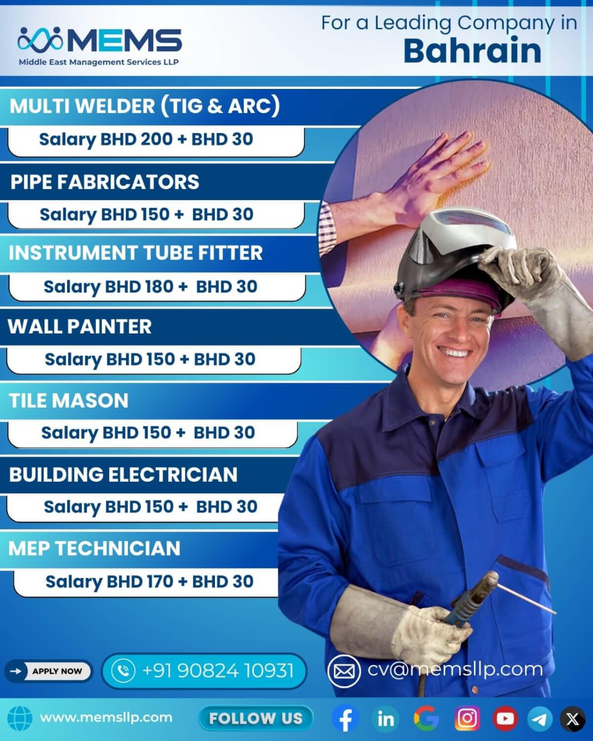 Urgent Hiring for Bahrain