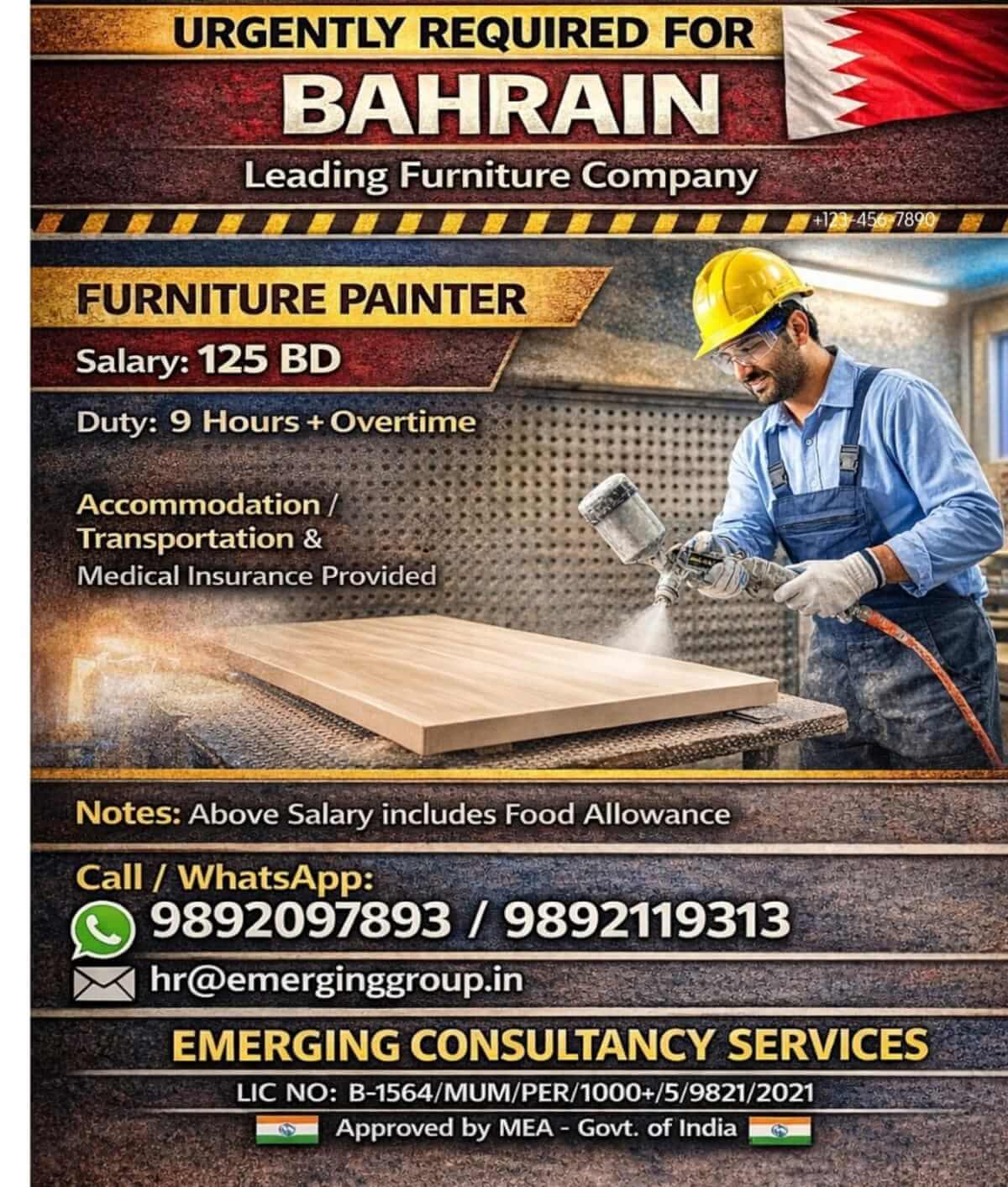 URGENTLY REQUIRED FOR BAHRAIN URGENTLY REQUIRED FOR BAHRAIN